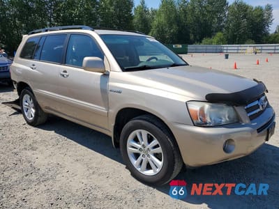 Czwarte zdjęcie samochodu z boku: 2006 TOYOTA HIGHLANDER HYBRID VIN:JTEEW21A960031484 - miniatura