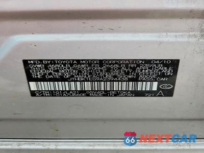 Zdjęcie 13 z 13 samochodu: 2010 LEXUS ES 350 VIN:JTHBK1EG9A2394438 - miniatura