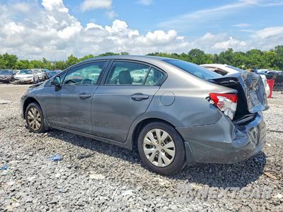 Drugie zdjęcie samochodu z przodu: 2012 HONDA CIVIC LX VIN:19XFB2F55CE013700 - miniatura