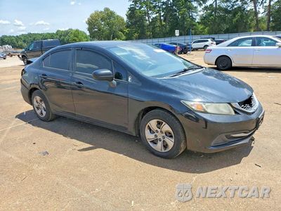 Czwarte zdjęcie samochodu z boku: 2015 HONDA CIVIC LX VIN:19XFB2E52FE062486 - miniatura