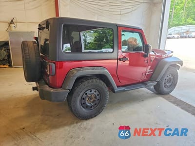 Trzecie zdjęcie samochodu z tyłu: 2012 JEEP WRANGLER SPORT VIN:1C4AJWAGXCL103221 - miniatura