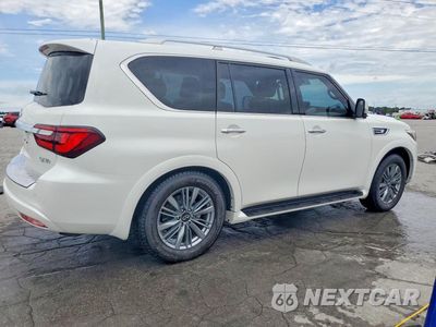 Trzecie zdjęcie samochodu z tyłu: 2022 INFINITI QX80 LUXE VIN:JN8AZ2AF9N9743076 - miniatura
