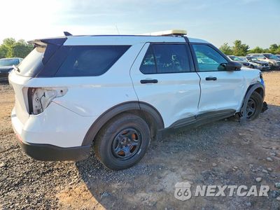 Trzecie zdjęcie samochodu z tyłu: 2020 FORD EXPLORER POLICE INTERCEPTOR VIN:1FM5K8AB1LGD00846 - miniatura
