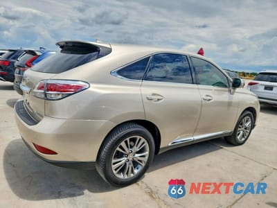 Trzecie zdjęcie samochodu z tyłu: 2013 LEXUS RX 450H VIN:JTJZB1BA2D2412246 - miniatura
