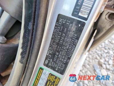 Zdjęcie 12 z 12 samochodu: 2008 KIA RIO BASE/LX/SX VIN:KNADE123286375314 - miniatura