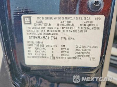 Zdjęcie 13 z 13 samochodu: 2005 CADILLAC ESCALADE ESV VIN:3GYFK66N35G110774 - miniatura