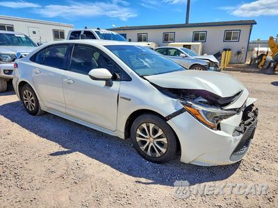 Czwarte zdjęcie samochodu z boku: 2021 TOYOTA COROLLA LE VIN:JTDEAMDE9MJ027813 - miniatura