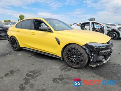 Czwarte zdjęcie samochodu z boku: 2023 BMW M3 COMPETITION VIN:WBS43AY01PFN90020 - miniatura