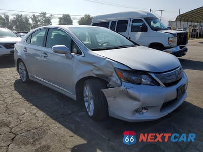 Czwarte zdjęcie samochodu z boku: 2010 LEXUS HS 250H VIN:JTHBB1BA5A2003852 - miniatura