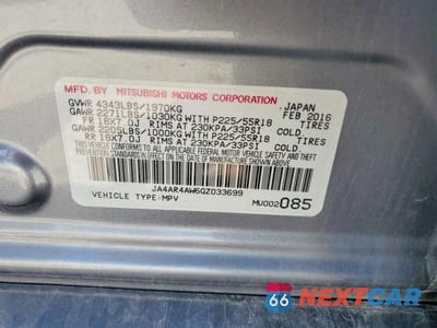 Zdjęcie 13 z 13 samochodu: 2016 MITSUBISHI OUTLANDER SPORT SEL VIN:JA4AR4AW6GZ033699 - miniatura