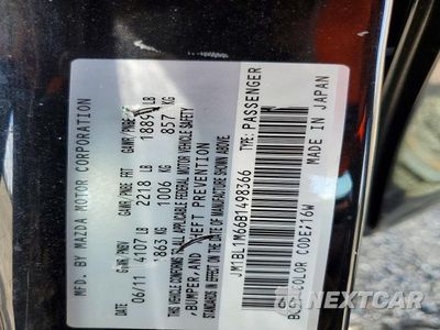 Zdjęcie 12 z 12 samochodu: 2011 MAZDA 3 S VIN:JM1BL1M66B1498366 - miniatura