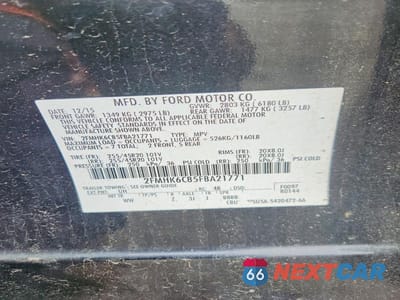 Zdjęcie 14 z 14 samochodu: 2015 FORD FLEX SEL VIN:2FMHK6C85FBA21771 - miniatura