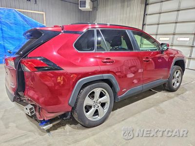 Trzecie zdjęcie samochodu z tyłu: 2021 TOYOTA RAV4 HYBRID XLE PREMIUM VIN:JTMB6RFVXMD014775 - miniatura