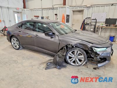 Czwarte zdjęcie samochodu z boku: 2022 ACURA TLX TECHNOLOGY VIN:19UUB6F44NA001275 - miniatura