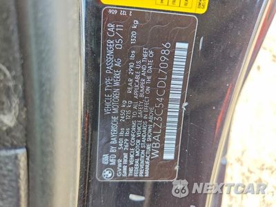 Zdjęcie 12 z 12 samochodu: 2012 BMW 650 I VIN:WBALZ3C54CDL70986 - miniatura