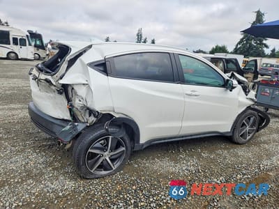 Trzecie zdjęcie samochodu z tyłu: 2022 HONDA HR-V EXL VIN:3CZRU6H70NM736239 - miniatura