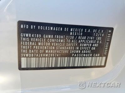 Zdjęcie 12 z 12 samochodu: 2017 VOLKSWAGEN JETTA SE VIN:3VWDB7AJXHM295741 - miniatura