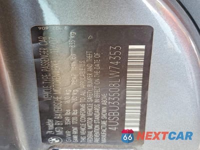 Zdjęcie 12 z 12 samochodu: 2008 BMW Z4 3.0 VIN:4USBU33508LW74353 - miniatura