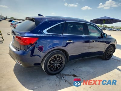 Trzecie zdjęcie samochodu z tyłu: 2016 ACURA MDX ADVANCE VIN:5FRYD3H96GB006875 - miniatura