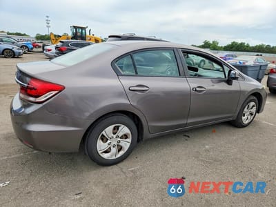 Trzecie zdjęcie samochodu z tyłu: 2013 HONDA CIVIC LX VIN:19XFB2F55DE269255 - miniatura