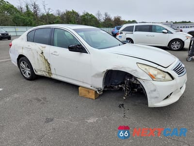 Czwarte zdjęcie samochodu z boku: 2011 INFINITI G25 SEDAN X VIN:JN1DV6AR1BM450628 - miniatura
