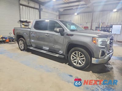Czwarte zdjęcie samochodu z boku: 2020 GMC SIERRA K1500 SLT VIN:3GTU9DEL3LG118609 - miniatura
