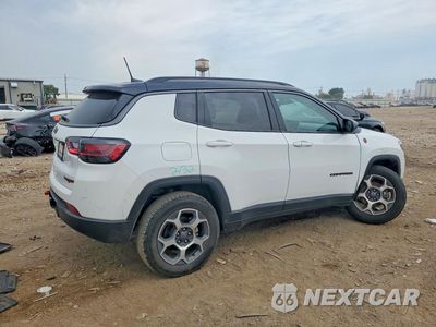Trzecie zdjęcie samochodu z tyłu: 2022 JEEP COMPASS TRAILHAWK VIN:3C4NJDDB3NT156923 - miniatura