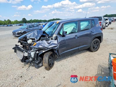 2022 JEEP RENEGADE SPORT ZACNJDA11NPP00593 - główne zdjęcie licytacji z USA - miniatura