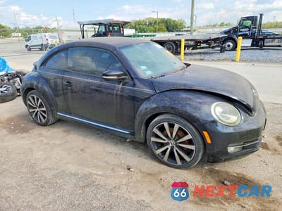 Czwarte zdjęcie samochodu z boku: 2012 VOLKSWAGEN BEETLE TURBO VIN:3VWV67AT5CM644498 - miniatura