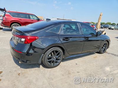 Trzecie zdjęcie samochodu z tyłu: 2024 HONDA CIVIC SPORT VIN:2HGFE2F52RH593591 - miniatura