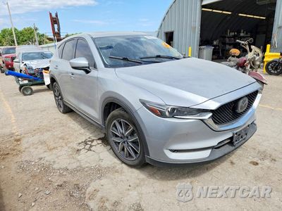 Czwarte zdjęcie samochodu z boku: 2018 MAZDA CX-5 GRAND TOURING VIN:JM3KFADMXJ0325712 - miniatura