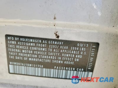 Zdjęcie 12 z 12 samochodu: 2013 VOLKSWAGEN GOLF VIN:WVWDB7AJ1DW131758 - miniatura