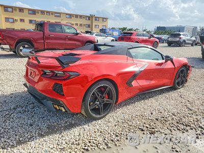 Trzecie zdjęcie samochodu z tyłu: 2025 CHEVROLET CORVETTE STINGRAY 3LT VIN:1G1YC3D47S5112737 - miniatura