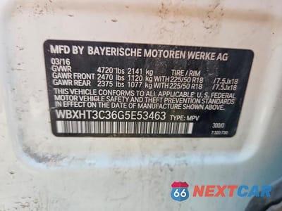 Zdjęcie 12 z 12 samochodu: 2016 BMW X1 XDRIVE28I VIN:WBXHT3C36G5E53463 - miniatura