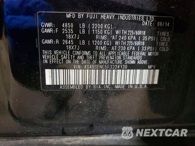 Zdjęcie 12 z 12 samochodu: 2015 SUBARU OUTBACK 3.6R LIMITED VIN:4S4BSENC5F3224130 - miniatura