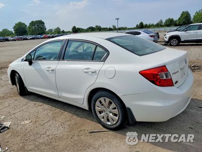 Drugie zdjęcie samochodu z przodu: 2012 HONDA CIVIC LX VIN:19XFB2F53CE005501 - miniatura