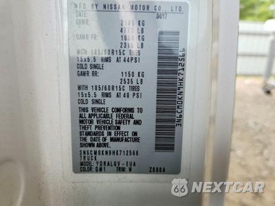 Zdjęcie 13 z 13 samochodu: 2017 NISSAN NV200 SV VIN:3N6CM0KN9HK712566 - miniatura