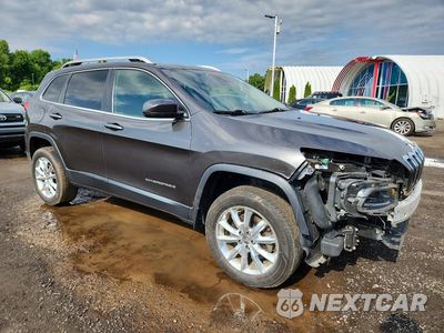 Czwarte zdjęcie samochodu z boku: 2014 JEEP CHEROKEE LIMITED VIN:1C4PJMDS6EW184041 - miniatura