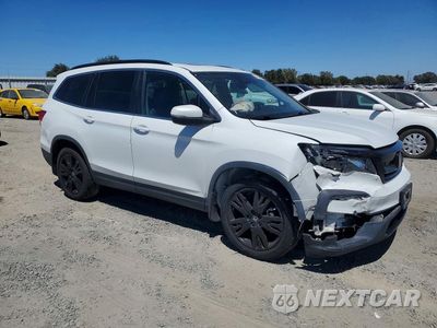 Czwarte zdjęcie samochodu z boku: 2022 HONDA PILOT SE VIN:5FNYF5H20NB011822 - miniatura
