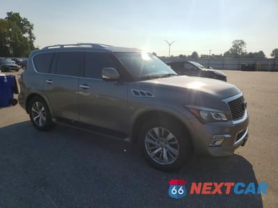 Czwarte zdjęcie samochodu z boku: 2015 INFINITI QX80 BASE VIN:JN8AZ2NFXF9573709 - miniatura