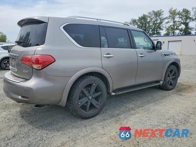 Trzecie zdjęcie samochodu z tyłu: 2012 INFINITI QX56 BASE VIN:JN8AZ2NC9C9316459 - miniatura