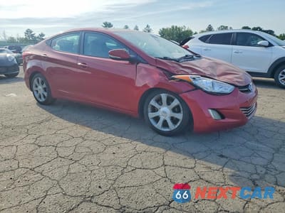 Czwarte zdjęcie samochodu z boku: 2011 HYUNDAI ELANTRA LIMITED VIN:KMHDH4AE0BU159149 - miniatura