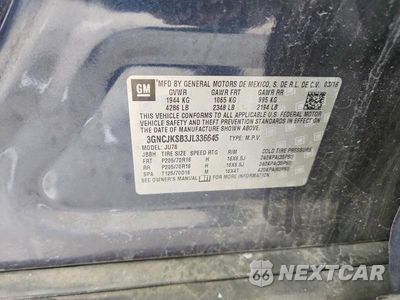 Zdjęcie 12 z 12 samochodu: 2018 CHEVROLET TRAX LS VIN:3GNCJKSB3JL336645 - miniatura