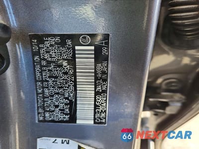 Zdjęcie 12 z 12 samochodu: 2015 LEXUS CT 200 VIN:JTHKD5BH0F2219677 - miniatura