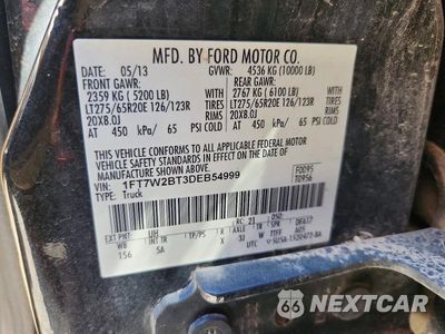 Zdjęcie 12 z 12 samochodu: 2013 FORD F250 SUPER DUTY VIN:1FT7W2BT3DEB54999 - miniatura