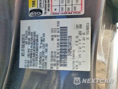 Zdjęcie 12 z 12 samochodu: 2010 FORD FUSION HYBRID VIN:3FADP0L37AR412538 - miniatura