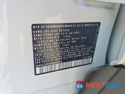 Zdjęcie 13 z 13 samochodu: 2025 VOLKSWAGEN TAOS SE VIN:3VVEC7B29SM069050 - miniatura