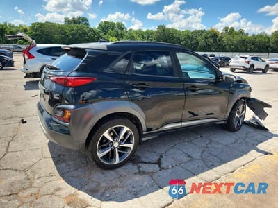 Trzecie zdjęcie samochodu z tyłu: 2018 HYUNDAI KONA LIMITED VIN:KM8K3CA57JU089695 - miniatura