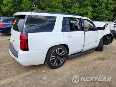 Trzecie zdjęcie samochodu z tyłu: 2018 CHEVROLET TAHOE C1500 PREMIER VIN:1GNSCCKJ3JR393696 - miniatura