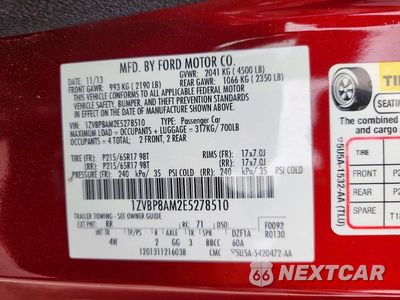 Zdjęcie 12 z 12 samochodu: 2014 FORD MUSTANG VIN:1ZVBP8AM2E5278510 - miniatura